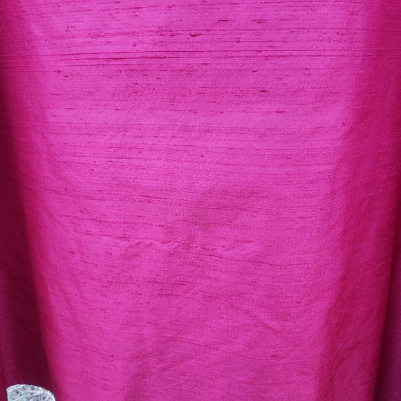 Vintage 90s/00s Watters & Watters 100% Silk 2 pc Strapless Dress - Picture 8 of 16